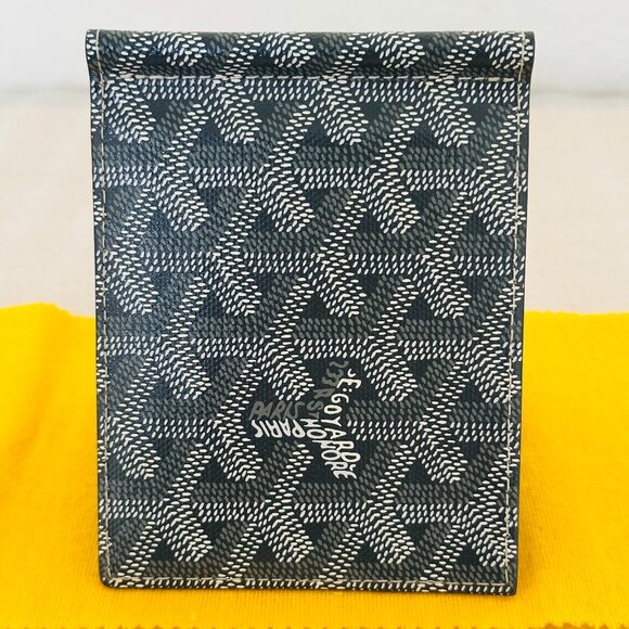 👝 New 👝 100% Authentic Goyard Saint Thomas Bill Fold Money Clip Wallet , Grey - Picture 7 of 16